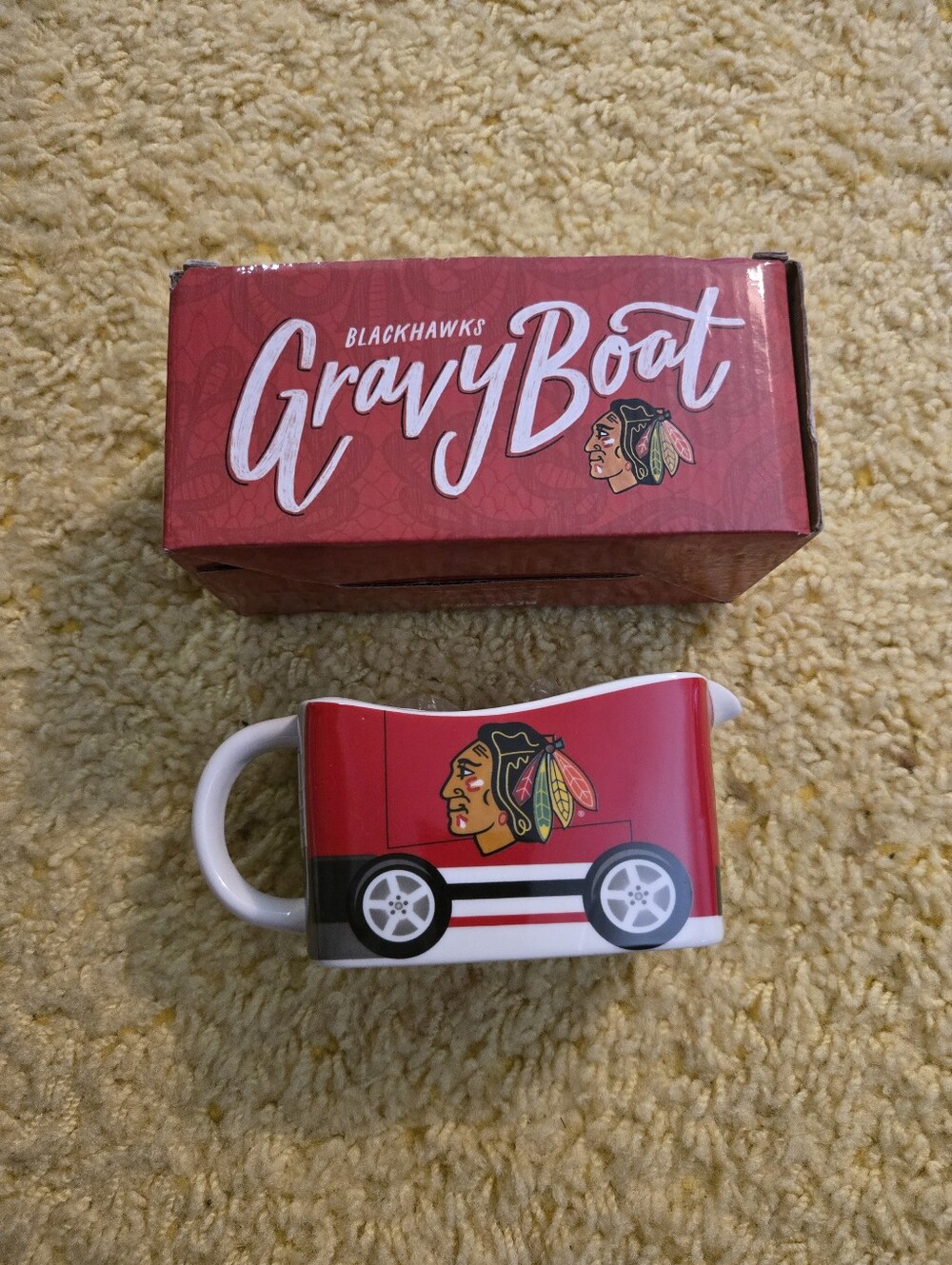 Blackhawks Gravy Boat Collectible
